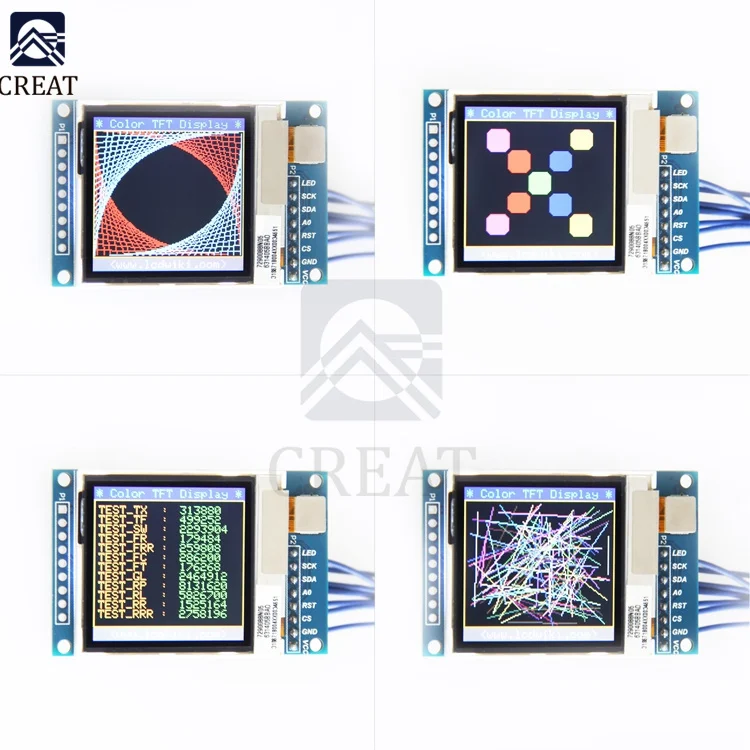 ЖК-дисплей 1 6 дюйма 130x130 TFT модуль SSD1283 последовательный интерфейс SPI 130130 ЖК-модуль