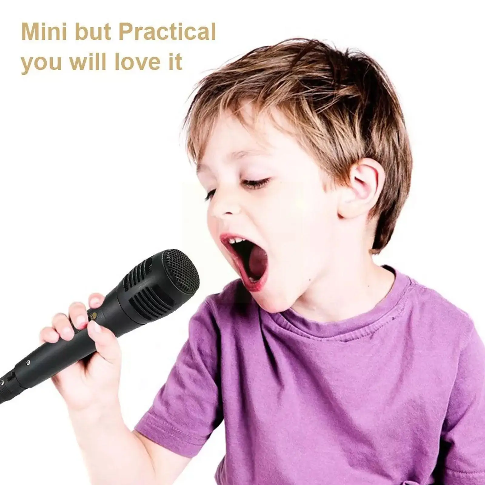 

1pcs New Bluetooth Speaker Wired Microphone 6.35mm Microphone With Capacitor Wired Microphone Out 6.5mm Portable Wired S1q9