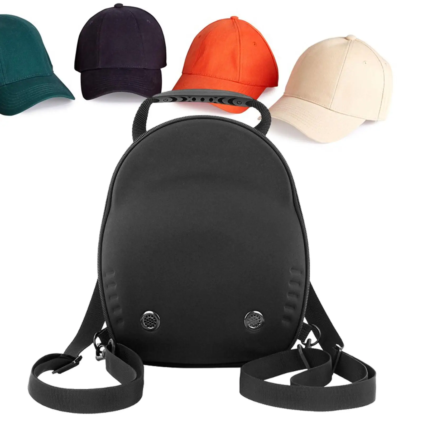 

Hat Hard Travel Case Baseball Cap Box Storage for Women Men Shipping Outdoor