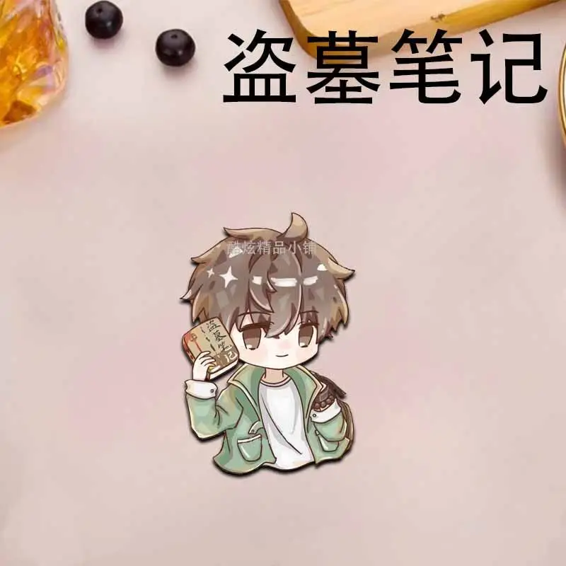 6 шт. Kroniki Grave Robbers Wu Xie Ky Zhang женские значки брошь модные креативные фигурки для