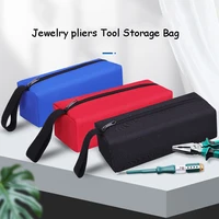 multifunctional tool bag waterproof tape measure tweezers scissors pliers storage bag jewelry tool accessories portable tool kit