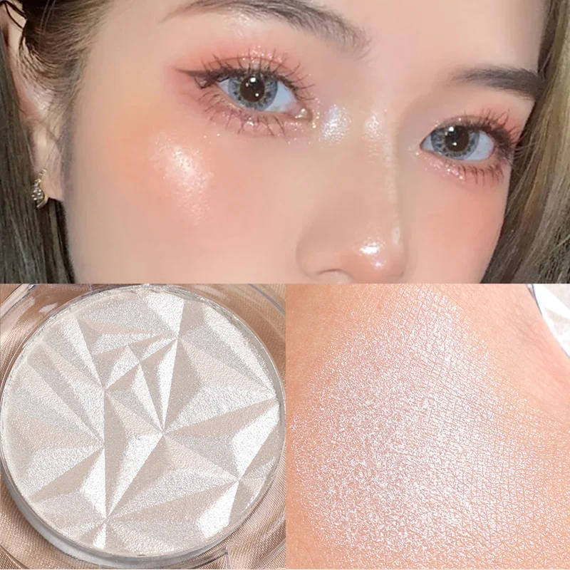 

3 Colors Face Highlighter Makeup Powder Glitter Glow Contouring Shimmer Illuminator Palette Brighten Highlight Facial Cosmetics