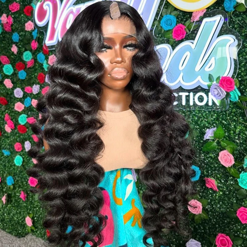 Парик из индийских волос Super 250% плотности с V-образным вырезом человеческие