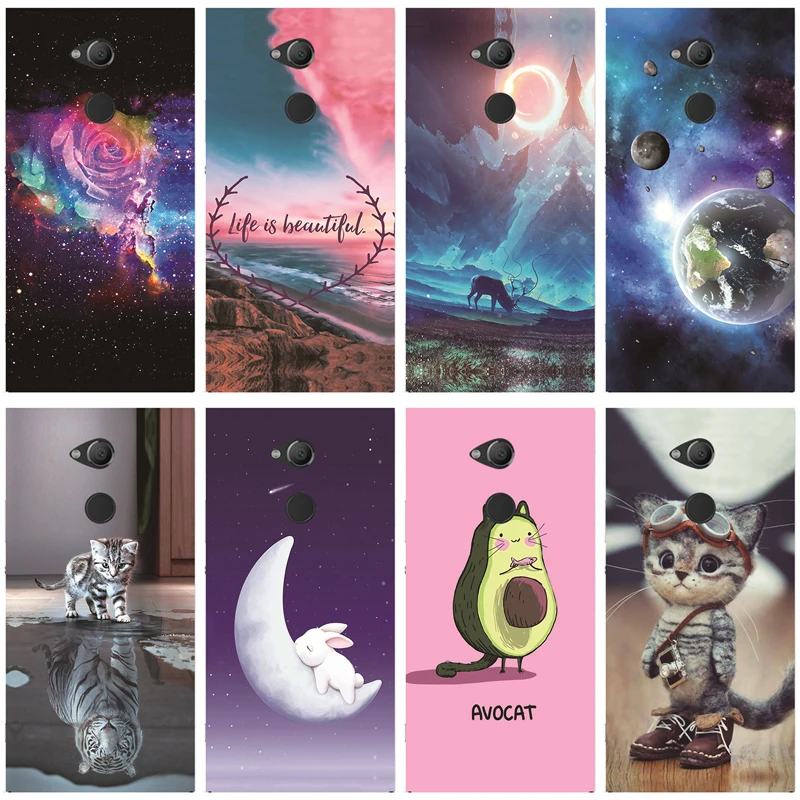 Чехол для Sony Xperia XA2 H4133 H4113 H3113 H3123 H3133, силиконовый мягкий защитный чехол из ТПУ, чехлы для телефонов