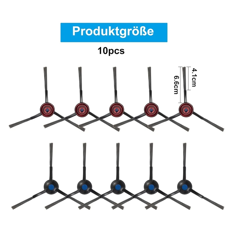 10 шт. боковые щетки для робота-пылесоса Ecovacs Deebot T30 Pro Omni/ T30pro