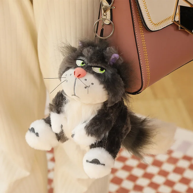 

12-30cm Disney Lucifer Plush Doll Cinderella Arrogant Lucifer Bad Cat Evil Stepmother's Pet Cat Doll Plush Big Fat Birthday Gift