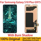 Оригинальный сенсорный ЖК-дисплей для Samsung Galaxy S10Plus, сенсорный экран S10 Plus, G975, G975F, G975FD, дисплей AMOLED в сборе, сменный экран burn shadow