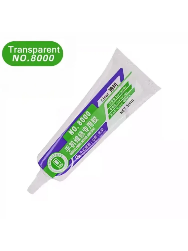 

YCS No.7000/No.8000 50 мл высокопрочный клей для ремонта телефона прозрачный и черный клей для склеивания рамки ЖК-дисплея дл...