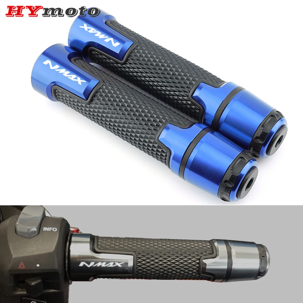 

Motorcycle CNC Accessories 7/8"22mm Hand Grips Handlebar Handle Bar End Plug For YAMAHA N-MAX 125 150 155 160 NMAX155 NMAX 125