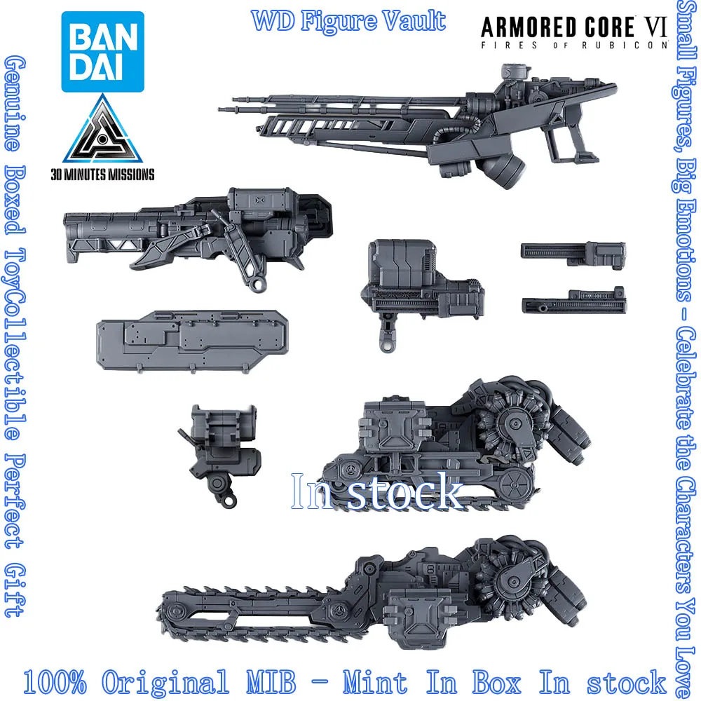 Фото В наличии: Фигурка Bandai 30MM ARMORED CORE 6 FIRES OF RUBICON ARQUEBUS CORPORATION VP-40S, аниме-модель, оригинальная, в коробке, игрушка, подарок №5