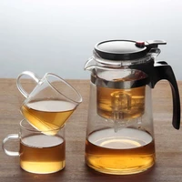 tea set heat resistant glass teapot chinese kung fu tea set puer kettle coffee glass maker convenient office tea pot droshipping