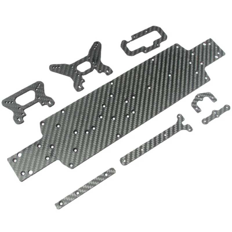 

Wltoys 104001 1:10 RC Car Chassis Carbon Fiber Baseplate Car Bottom Board Set Upgrade Parts Accessories