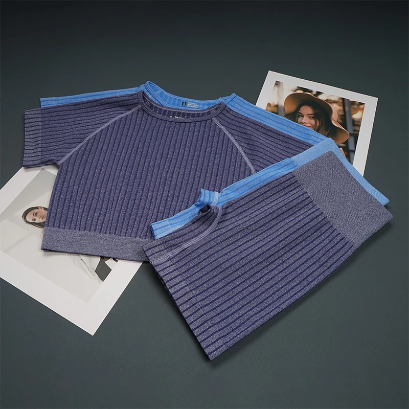 Women's tracksuit Seamless Women Yoga Set Sports Shorts Fitness Wear Outfit Gym Yoga Sets Workout Sports Suits Women Sportswear