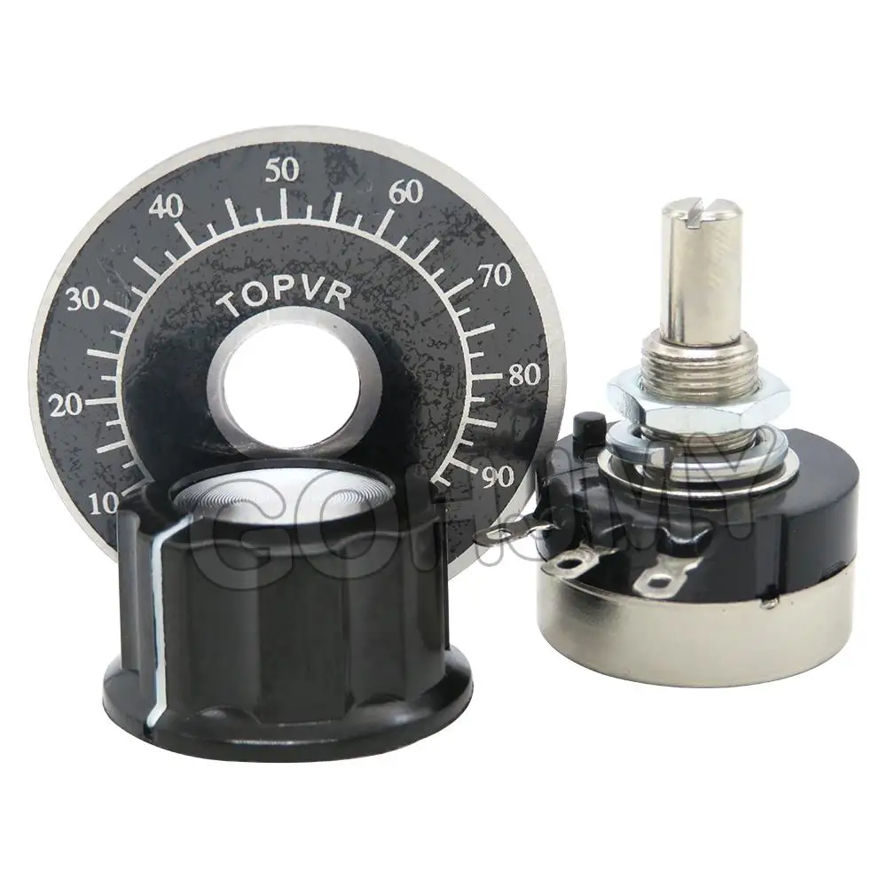 Вращающийся потенциометр из углеродной пленки бренд GOHJMY 1K 2K 5K 10K 20K 50K 100K 1 м