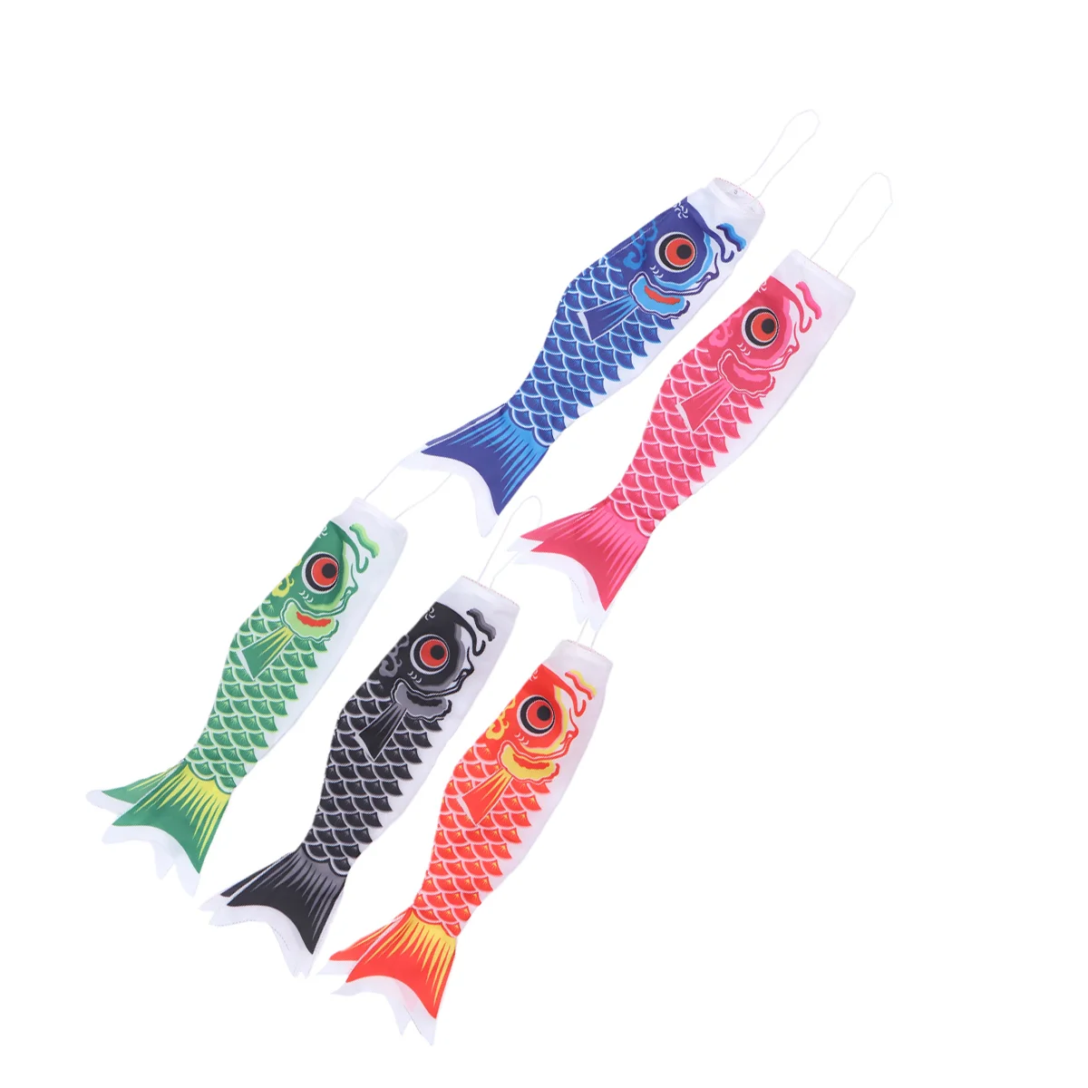 

5 Japanese Carp Flag Carp Banners Windsock Sailfish Koinobori Sailfish Wind Streamer Muticolor