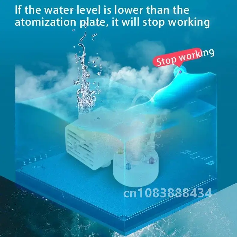 2-в-1 USB 5 В водяной насос ультразвуковой распылитель туманообразователь фонтан