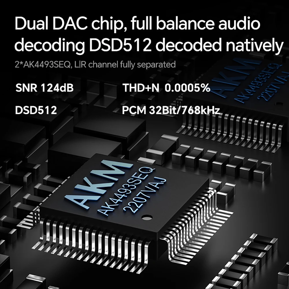 TempoTec V3 DAP Android HIFI музыкальный плеер MP3 портативный двойной AK4493SEQ DAC DSD512 WIFI