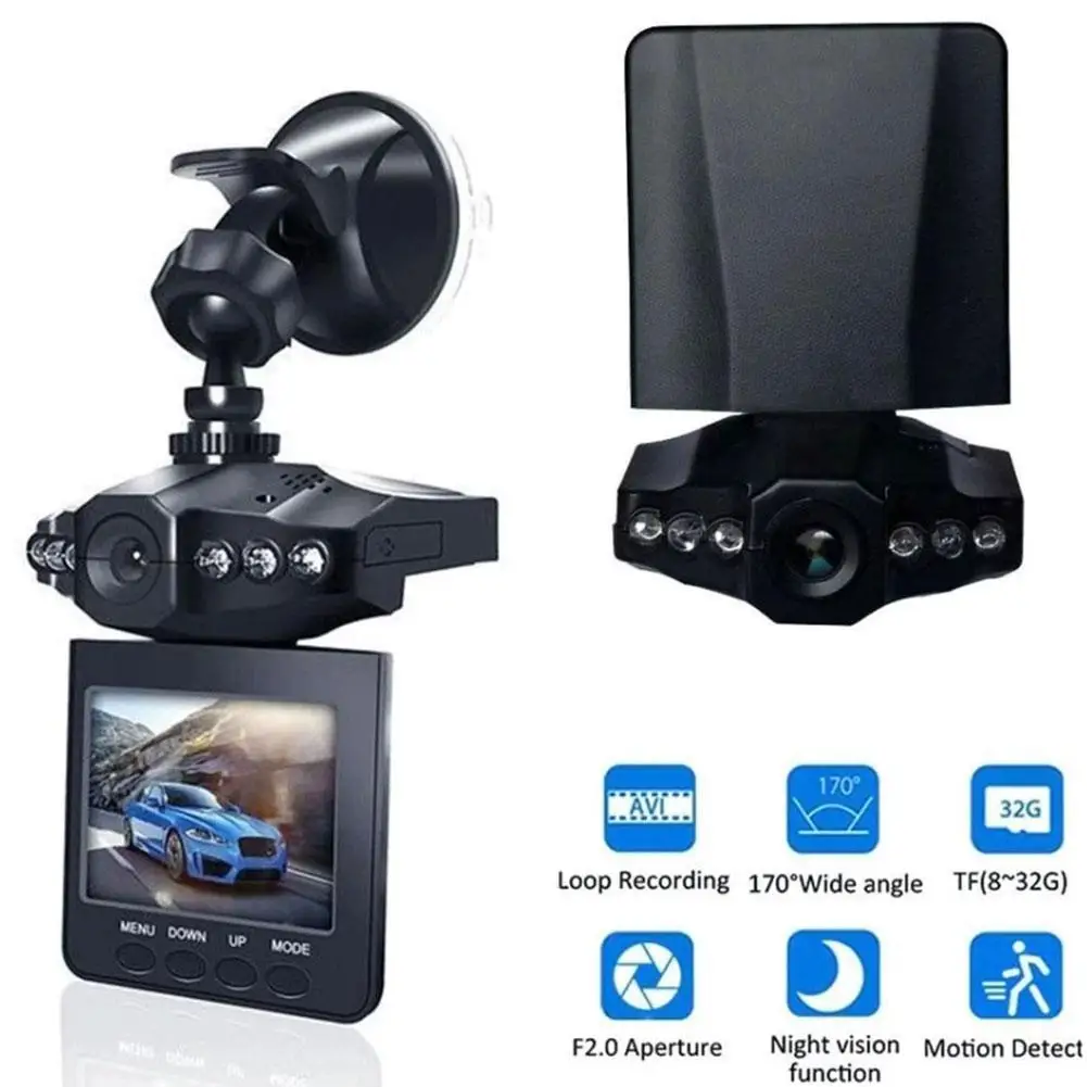 

Car DVR Dash Camera Front And Back HD 1080P Driving Recorder Dashcam Hd Night Vision Black Box 24H Parking Monitoring