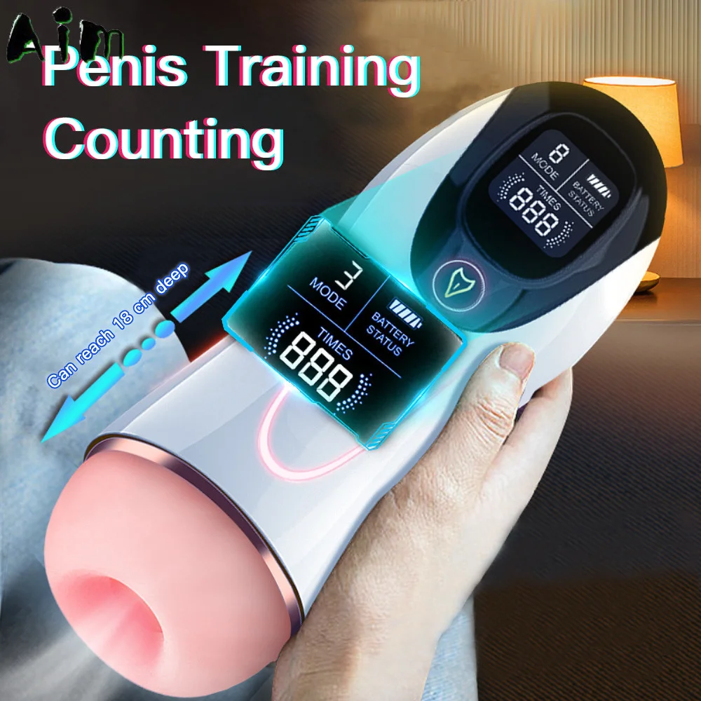 Automatic Male Masturbator Cup Sucking Vibration Blowjob Real Vagina Pocket Pussy Penis Oral Sex Machine Toys For Man Adults 18+