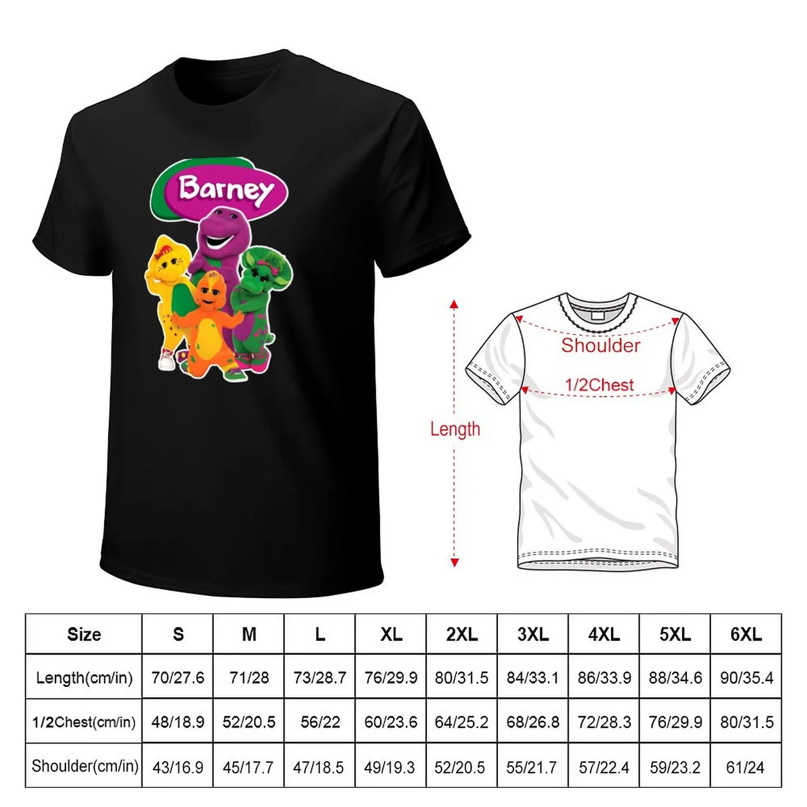 Фото Футболка Barney (Barney & Friends) из мягкого хлопка с коротким рукавом для повседневной носки. №2