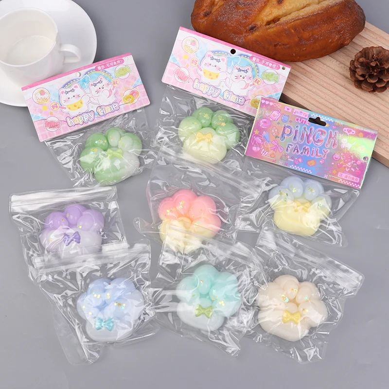 Имитация хлеба сжимающая декомпрессионная игрушка имитация силиконовой грязи