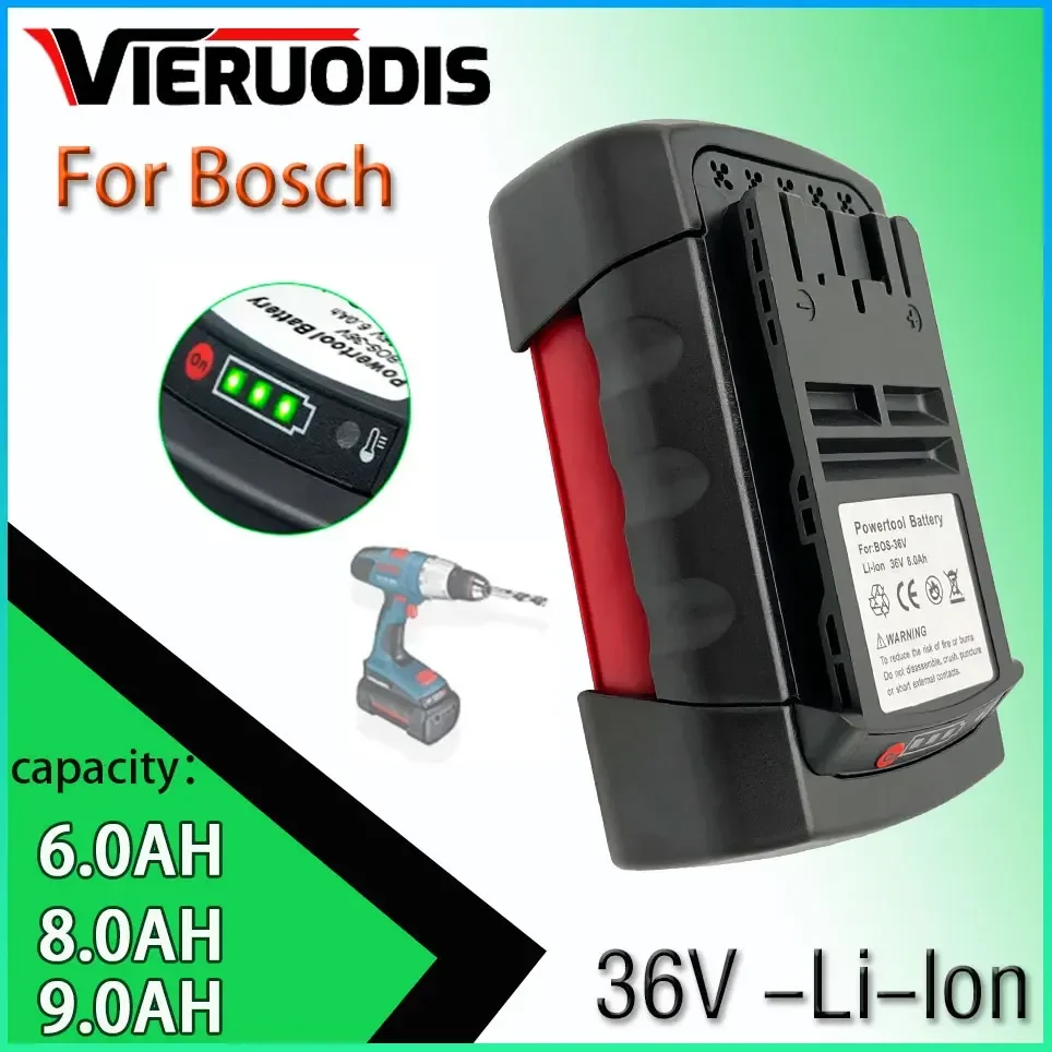 Фото Литий-ионный аккумулятор для Bosch 36 в 9000 мАч BAT4030 BAT4040 BAT4050 BTA4060 №1