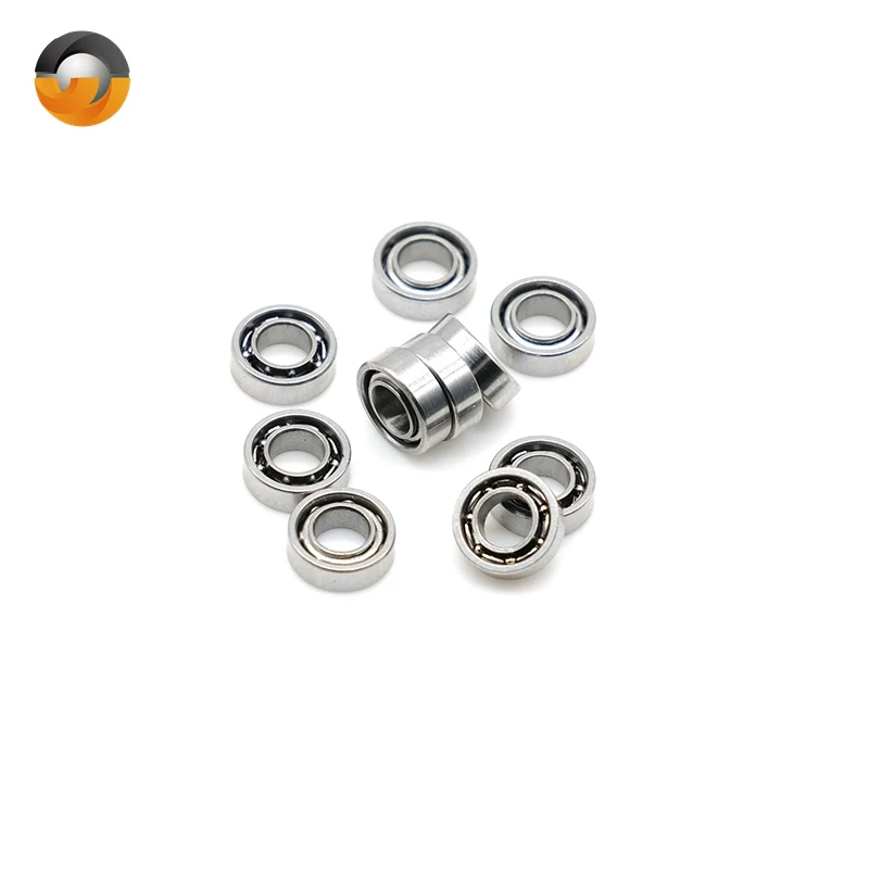 Миниатюрный подшипник SMR74 с открытым/одиночным запечатанным подшипником из нержавеющей стали 4x7x2 мм для хобби и промышленности на радиоуправлении SMR74 MR74K