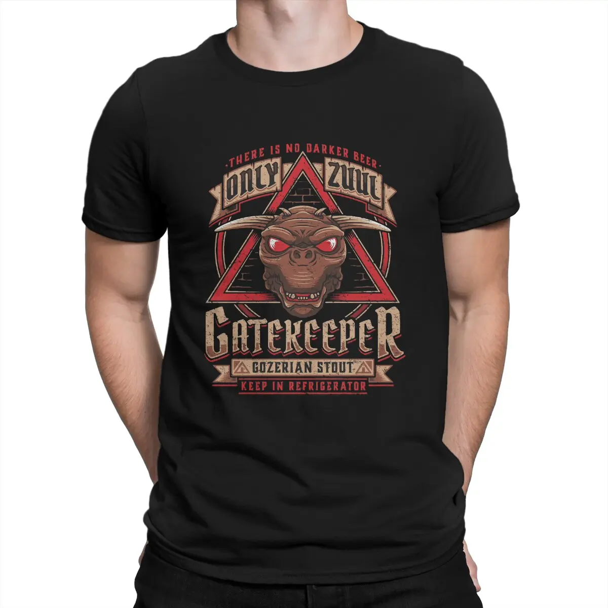 

Men Gatekeeper T Shirt Ghostbusterse Cotton Tops Funny Short Sleeve Round Collar Tee Shirt Gift Idea T-Shirt