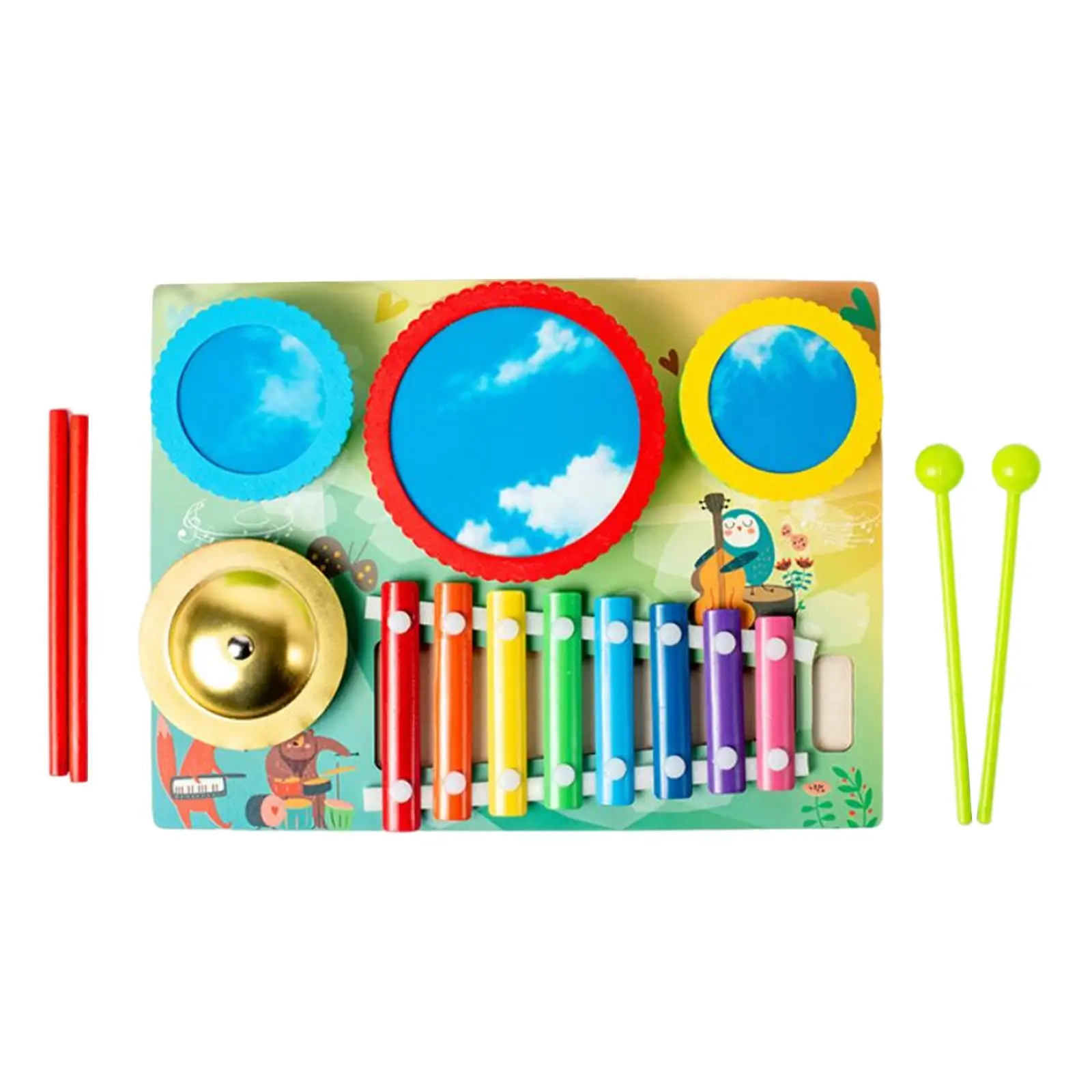 

Glockenspiel ксилофон Детская Музыкальная Игрушка развивающая музыкальная игрушка музыкальная обучающая игрушка ручной НОК фортепиано и Cymbal игрушка для дошкольников