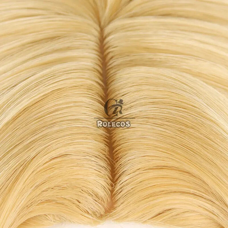 Вкусный в Dungeon Marcille Donato Парики для косплея 80 см Светлые синтетические волосы