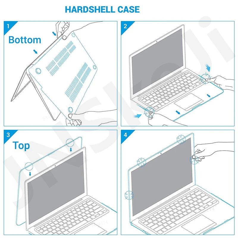 Чехол для ноутбука Apple 2021 Новый MacBook Pro 14 A2442 M1 Max чип Mac Air 13 3 A2337 A2179 A2338 A1466 чехол 11 12