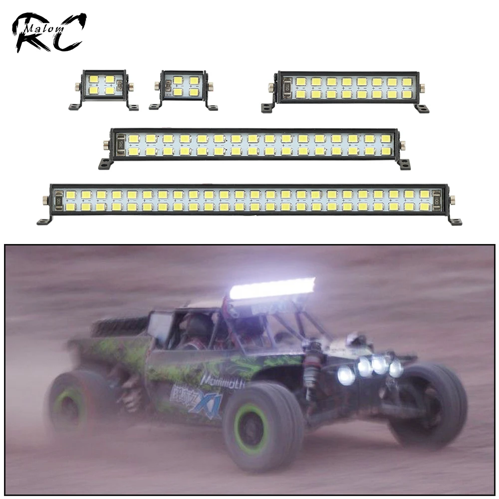 

Super Bright LED Light Bar RC Car Roof Lamp CH3 Control for 1/10 RC Crawler Axial Capra SCX10 II 90046 RGT EX86100 TRX6 TRX4 D90