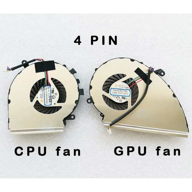 Вентилятор охлаждения процессора ноутбука радиатор для MSI GE72VR GP72VR 6RF GP72MV R GL72VR gl72m