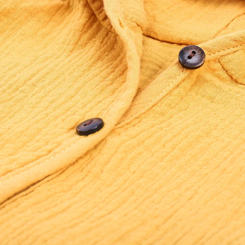 Solid Color Baby Boy Jacket Cotton Linen Kids Boys Clothes Long Sleeve Hooded Top Spring Autumn Children Girls Clothing | Детская одежда