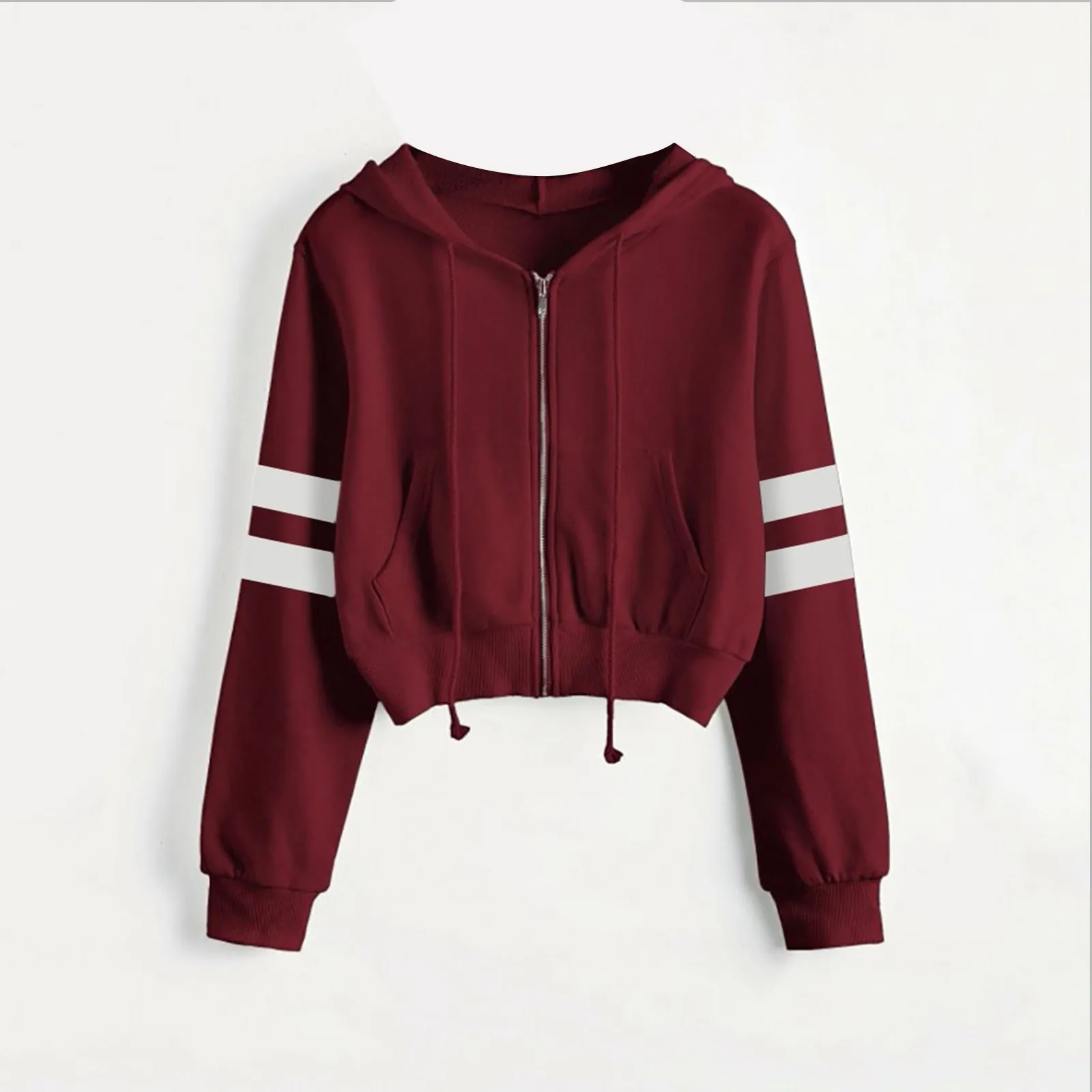 Рисунок 3 - Полосатые женские толстовки на молнии