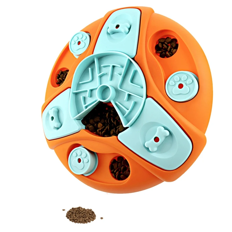 

Slow Feeder Interactive Increase Puppy IQ Food Dispenser Slowly Eating Nonslip Bowl Training Game