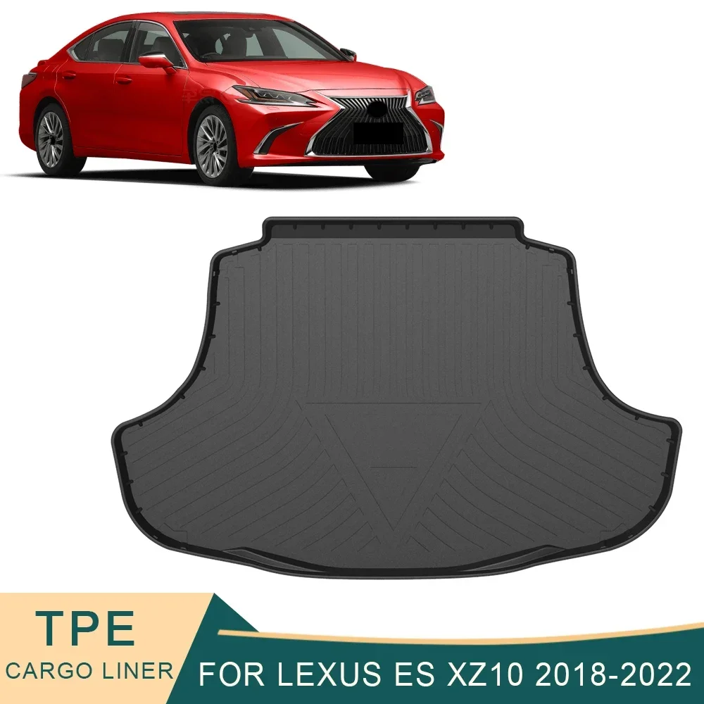 Нескользящие коврики из ТПЭ для багажника Lexus ES XZ10 2018-2022