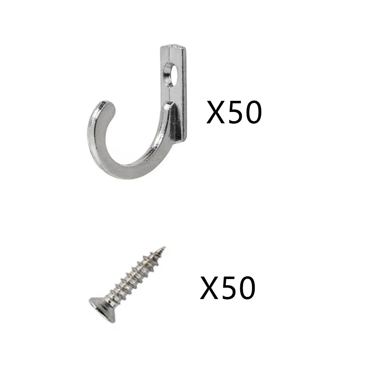 Антикварные крючки алюминиевые 10 шт.