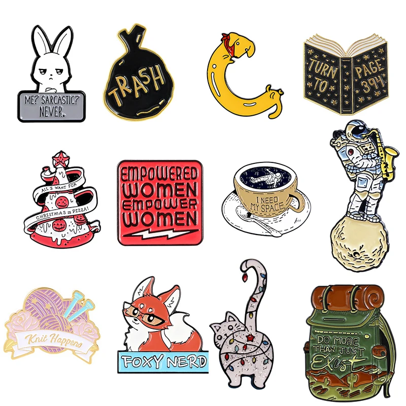 Креативная модная эмалированная заколка в виде кролика кофейной чашки шерстяная