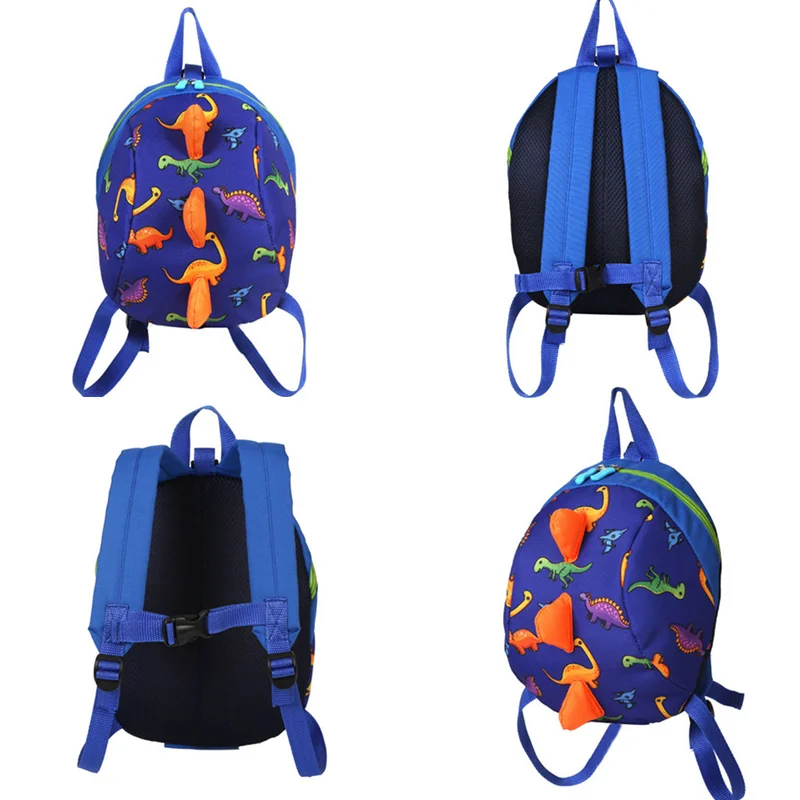 

Dinosaur Shaped Safety Harness Backpack Toddler Kids Canvas Leash Anti-lost Kindergarten Bag Children Animal Schoolbags