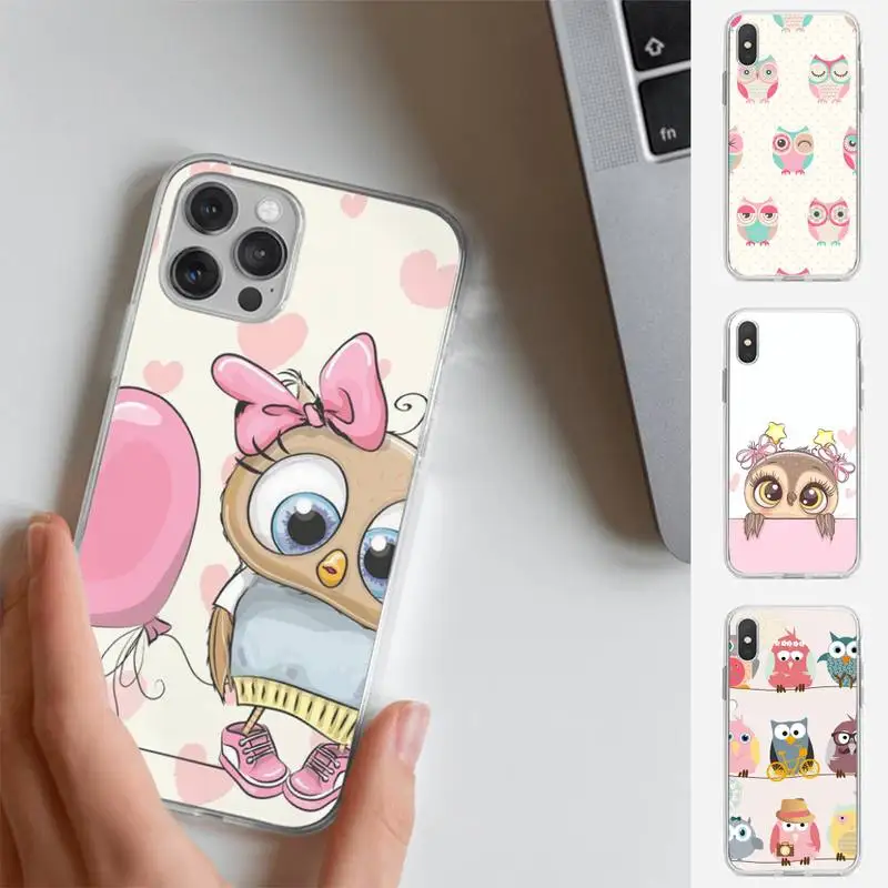 

Cute Owl Phone Case For Mobile Phone For HUAWEI P20 P30 Mate 20 Lite Honor 8A 8S 10 20lite