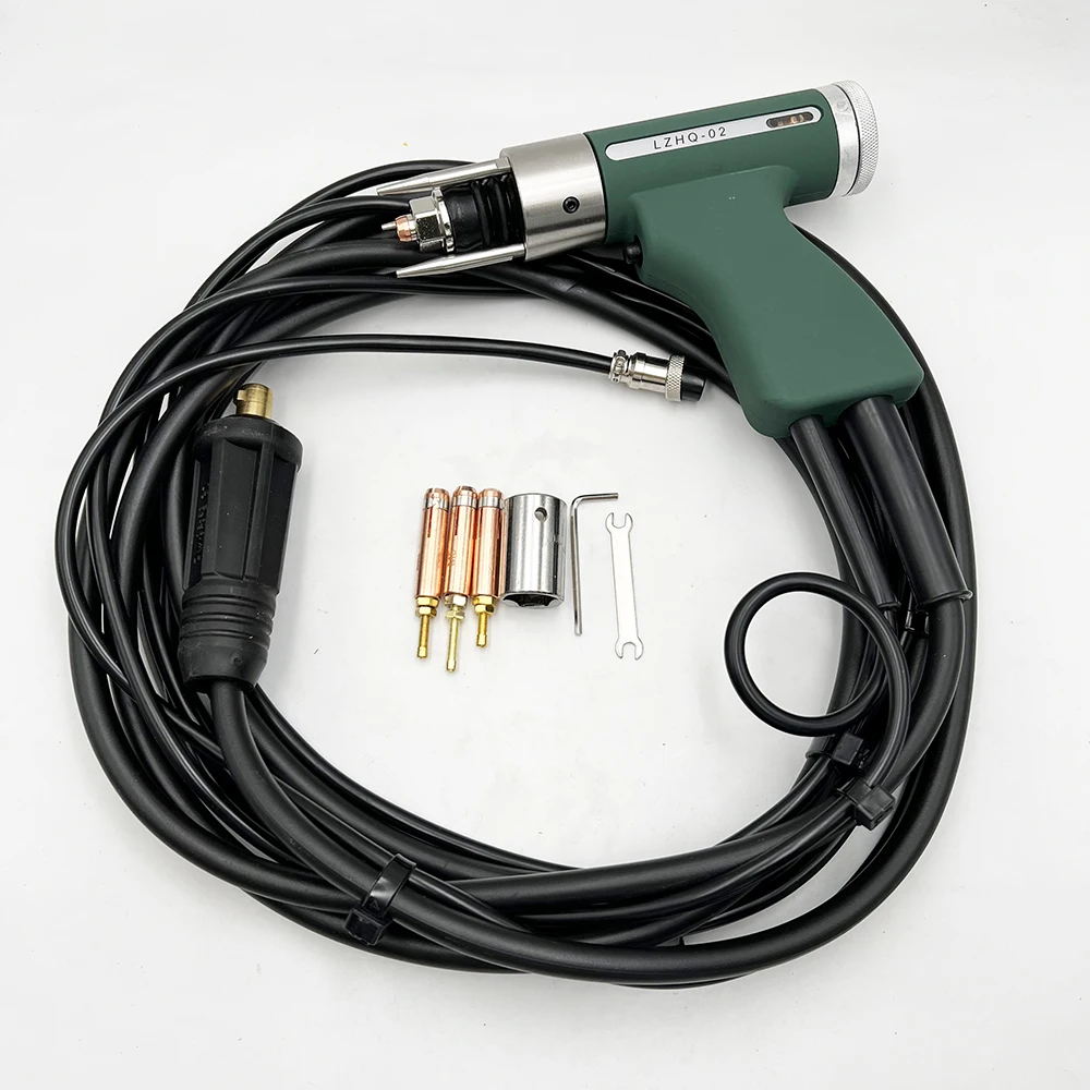 LZHQ-02 Capacitor Discharge CD Stud Welding Torch Capacitive Energy Storage Stud Welding Gun 4Meter Cable With 35-50mm Connector