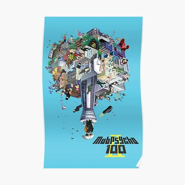 

Постер на стену и комнату Моб психоз 100 сезон 2 художественная роспись Настенная картина забавное винтажное украшение для дома Декор Современный Принт без рамки