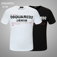 classic mens and womens cotton t shirt with letter print o neck short sleeved shirt hip hop style dsquared2 free shipping