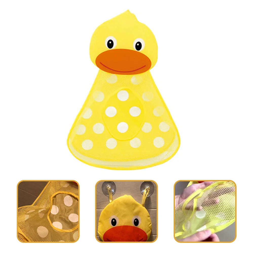 

Toy Bath Storage Holder Net Bathtub Organizer Shower Meshbathroom Tub Hangingbabytoys Toddler Opening Container Household