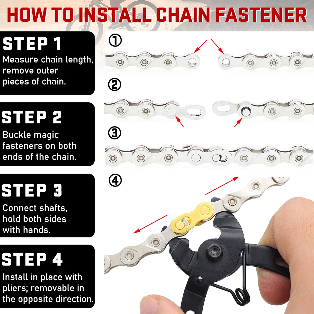 Щипцы для проверки велосипедной цепи плоскогубцы с пряжкой мини-велосипедная