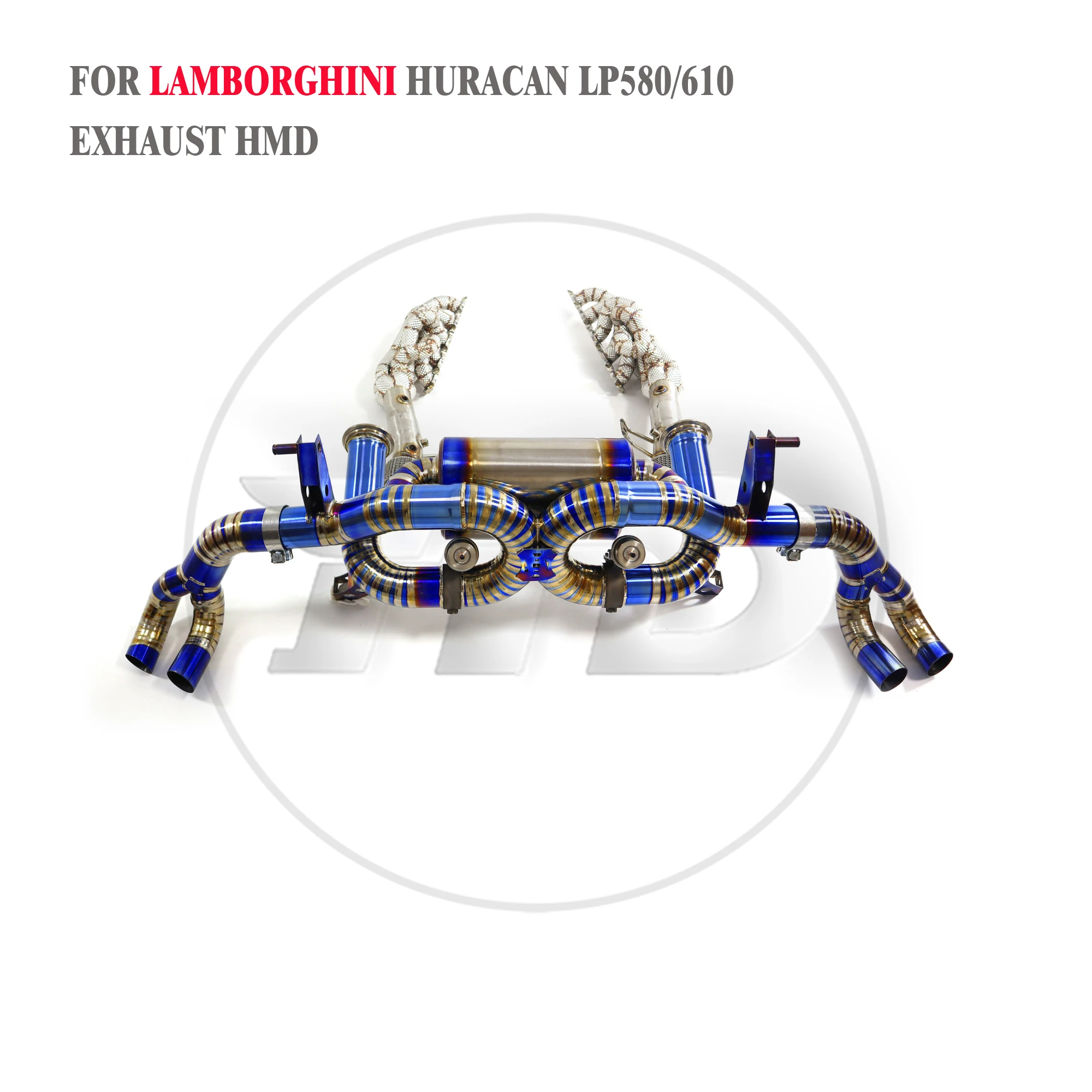 

HMD Titanium Exhaust System Performance Valve Catback for Lamborghini Huracan LP580-2 LP610-4 Sport Headers With Heat Shield