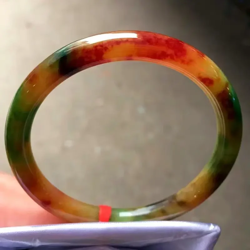 Браслет из натурального нефрита и кварцита Тритон Желтый Зеленый Нежный