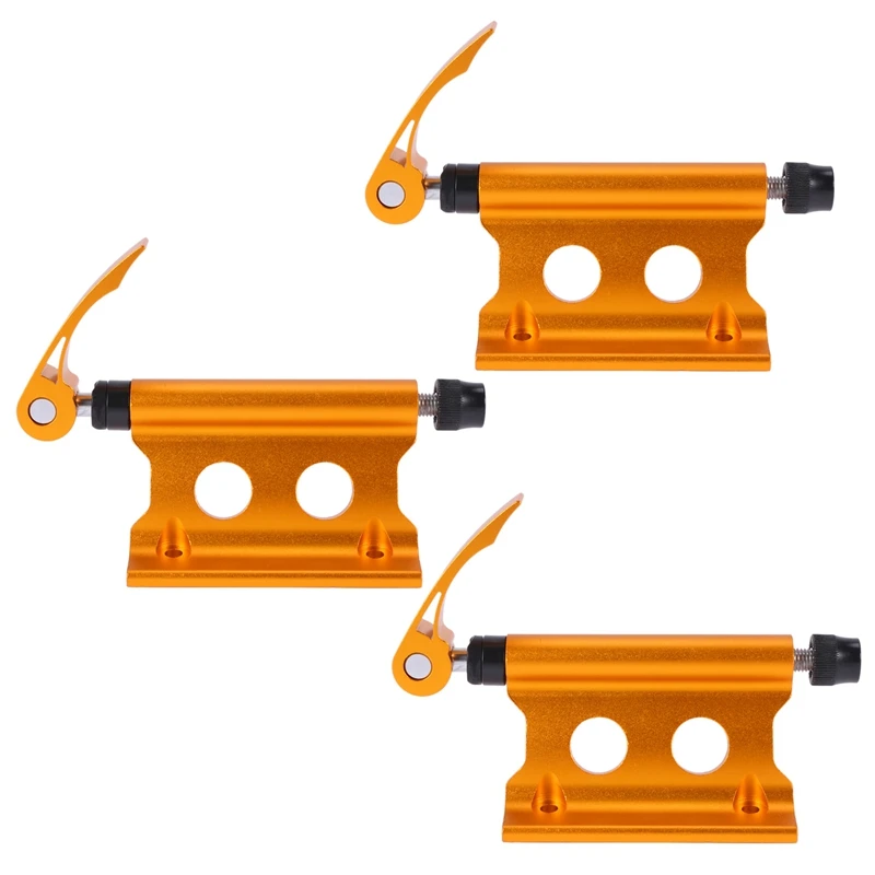 

3X Bike Fork Mount Bicycle Truck Bed Roof Bike Rack Bike Fork Mount Block Truck Mount For MTB Road Bike Yellow