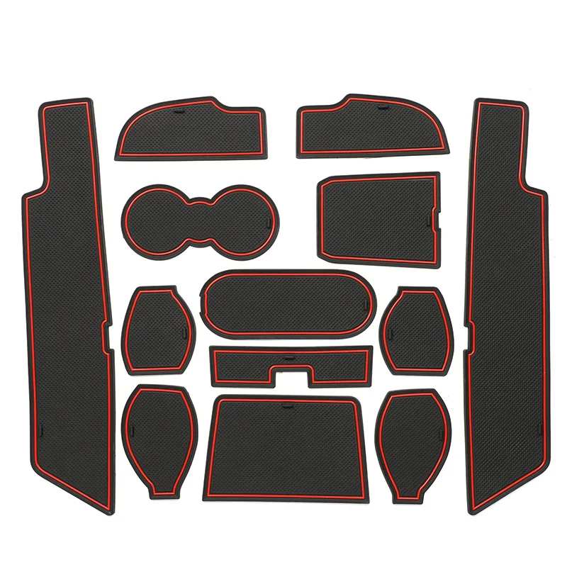 

Non-Slip Car Gate Slot Mat For Audi Q4 E-tron 2022-2023 Anti-Slip Door Groove Pad Rubber Coaster Auto Interior Accessories